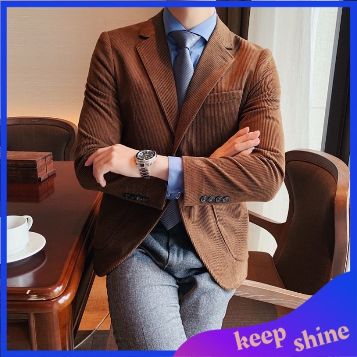 Casual blazer men's fashion