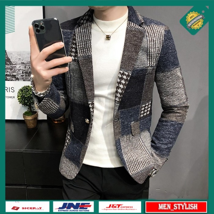 Casual blazer men's fashion