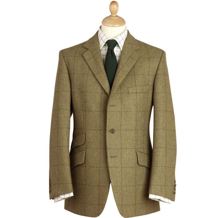 Tweed jacket men's fashion